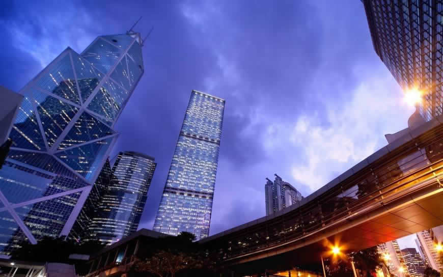 香港夜景高清壁纸图片 2560x1600