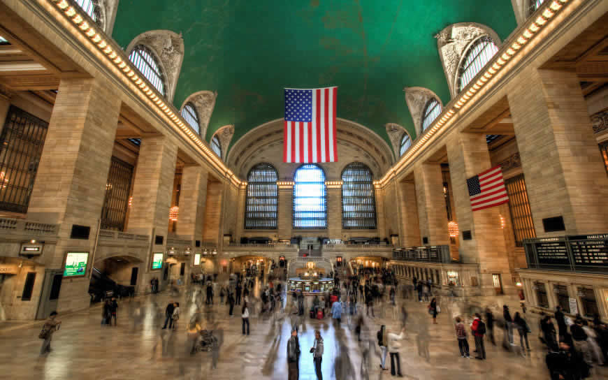 纽约大中央车站高清壁纸图片 2560x1600