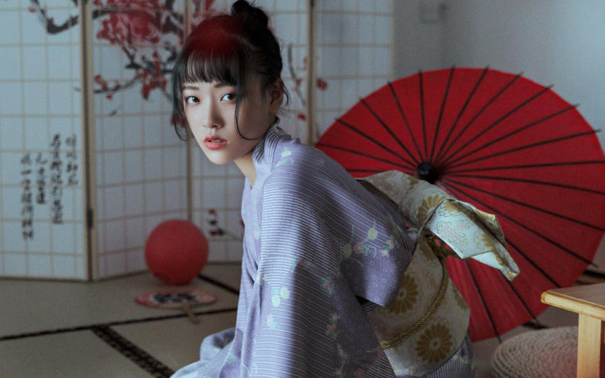 日系和服美女写真高清壁纸图片 1920x1200