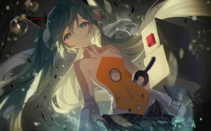 初音未来高清壁纸图片 3840x2400