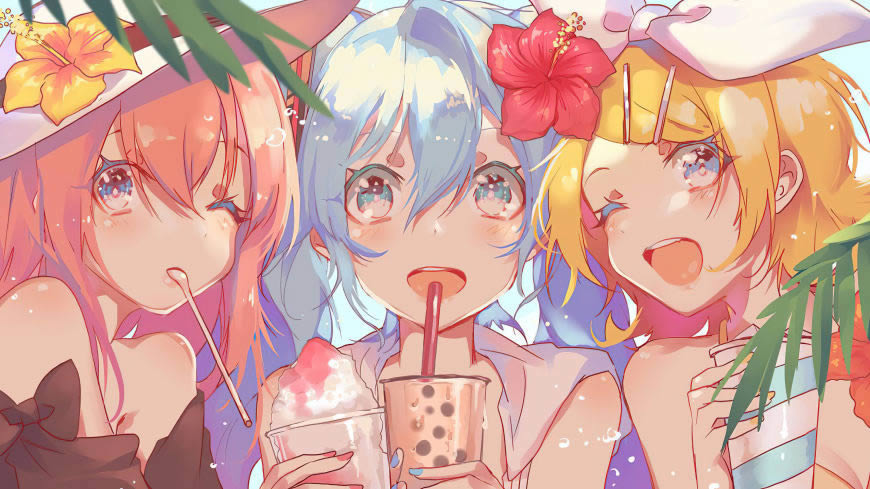 Vocaloid高清壁纸图片 2560x1440