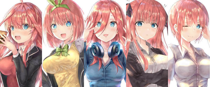 五等分的新娘高清壁纸图片 3440x1440
