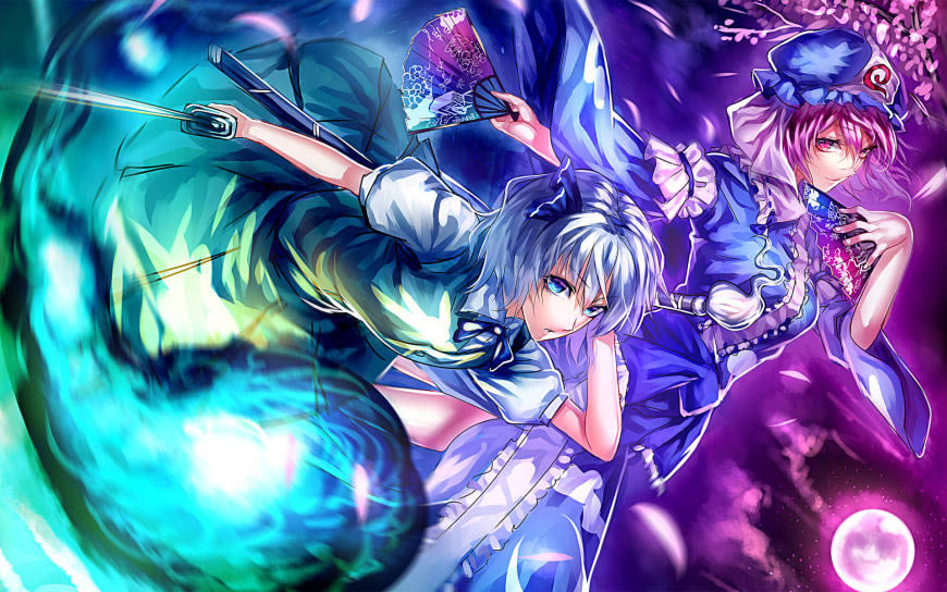 魂魄妖梦 西行寺幽幽子高清壁纸图片 1920x1200