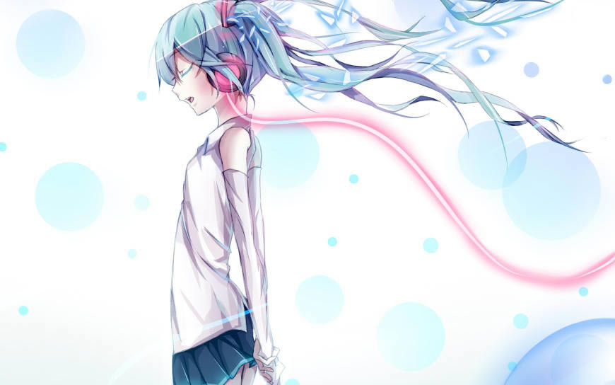 初音未来高清壁纸图片 2880x1800