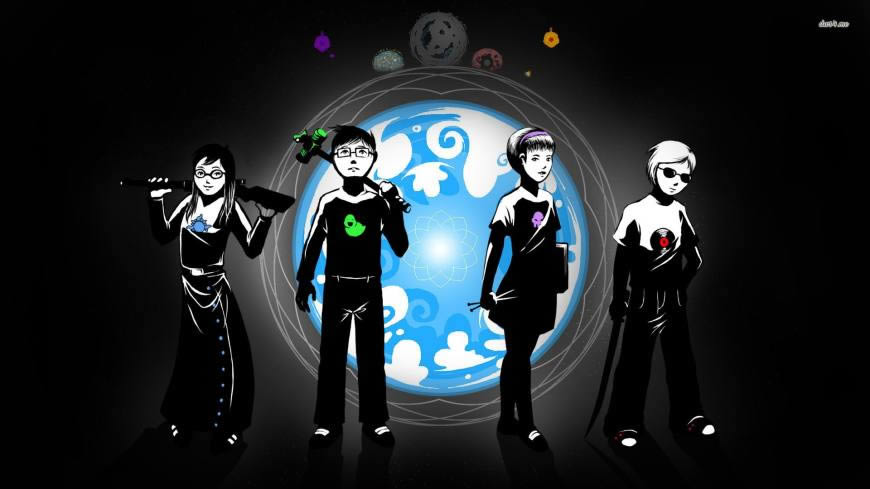 Homestuck 动漫男孩与动漫美女高清壁纸图片 1920x1080