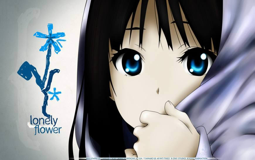 轻音少女:秋山澪高清壁纸图片 1920x1200