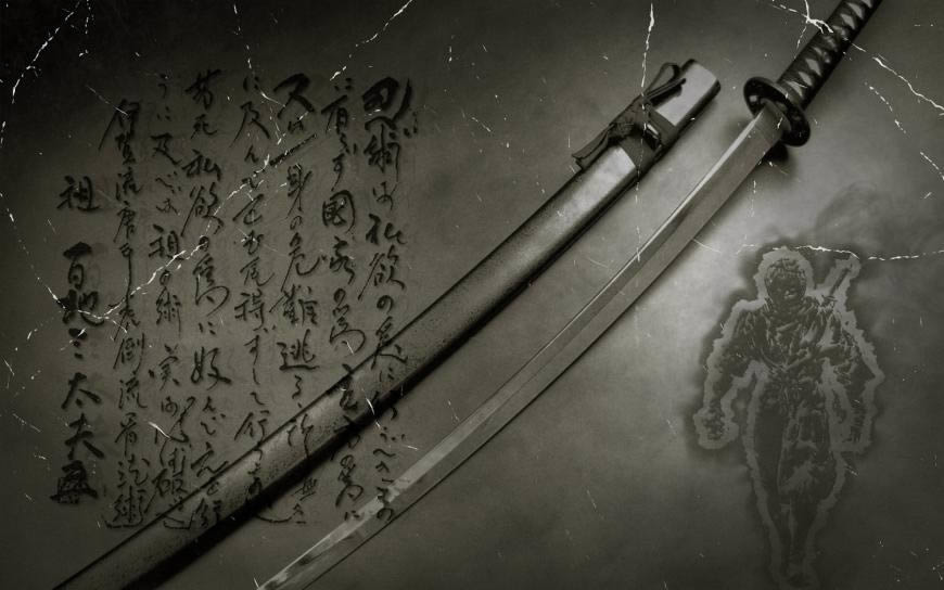 日本武士刀高清壁纸图片 1680x1050