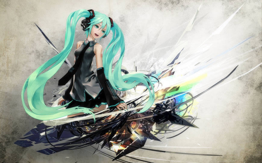 初音未来高清壁纸图片 1920x1200