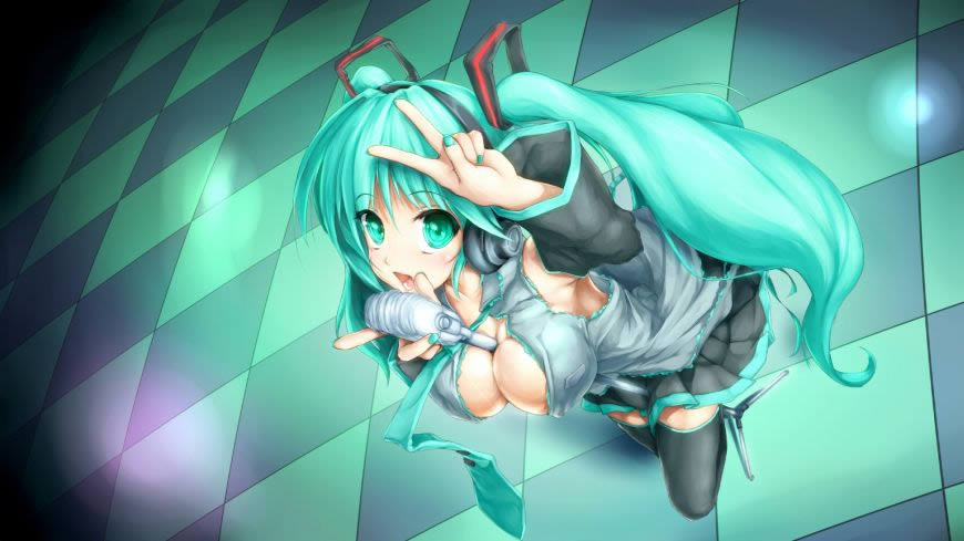 初音未来高清壁纸图片 2000x1125