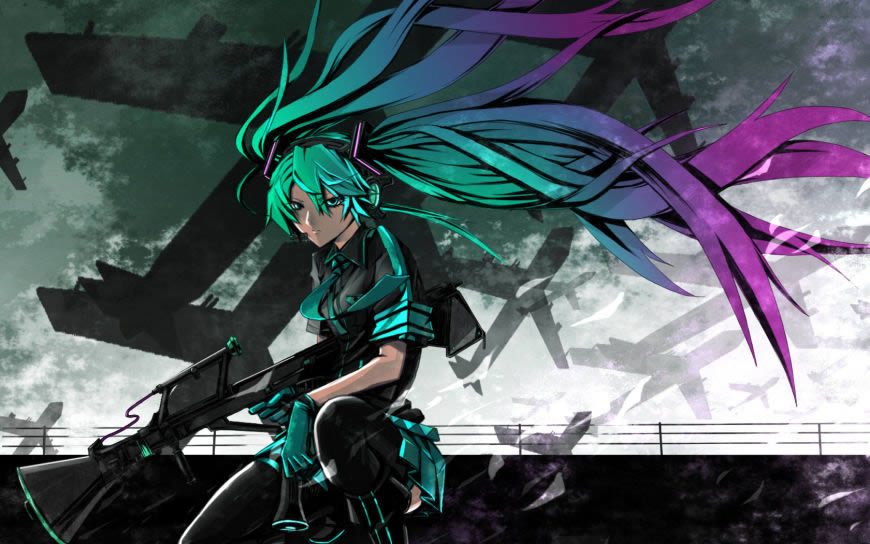 初音未来高清壁纸图片 1680x1050