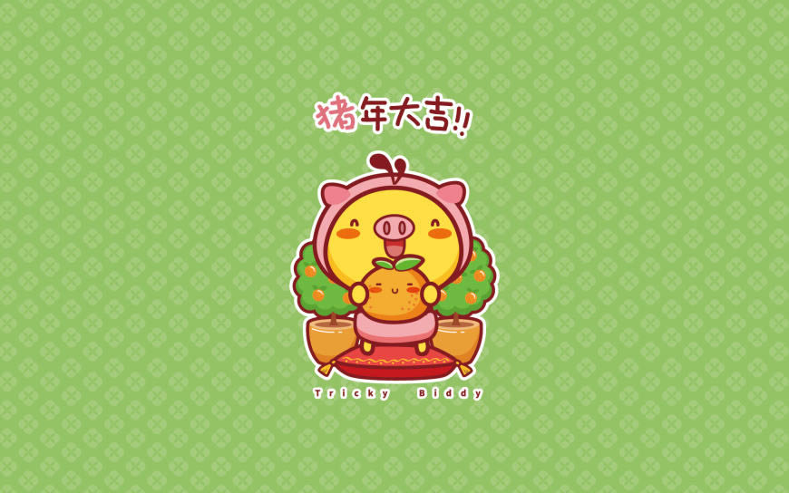 油爆叽丁猪事顺利高清壁纸图片 1920x1200