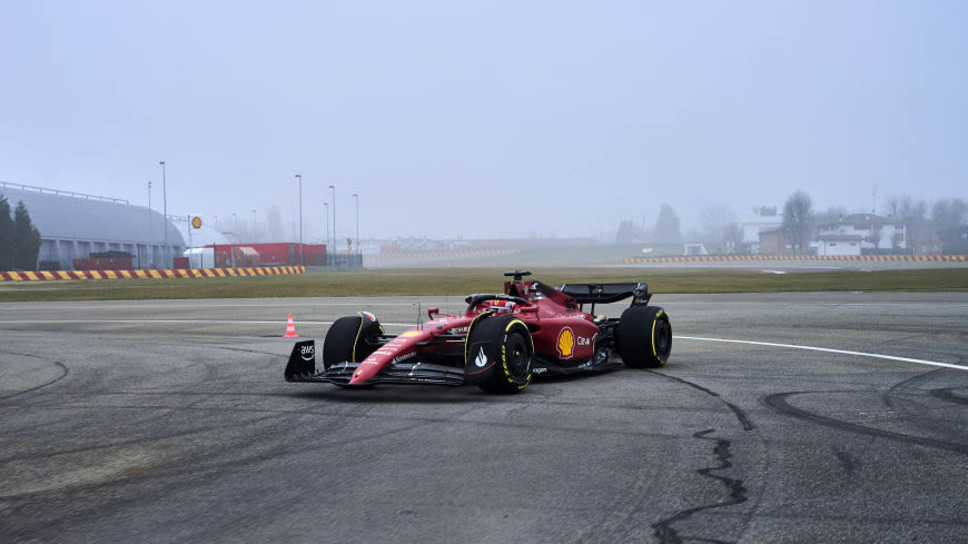 法拉利F1-75赛车高清壁纸图片 5120x2880