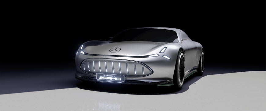 奔驰Vision AMG Concept高清壁纸图片 3440x1440