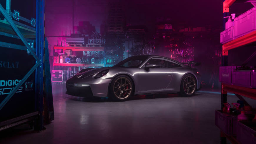 保时捷992 GT3高清壁纸图片 3840x2160