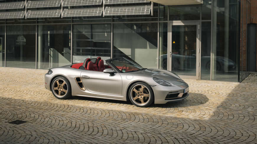 2021款保时捷718 Boxster 25周年限量版高清壁纸图片 3840x2160