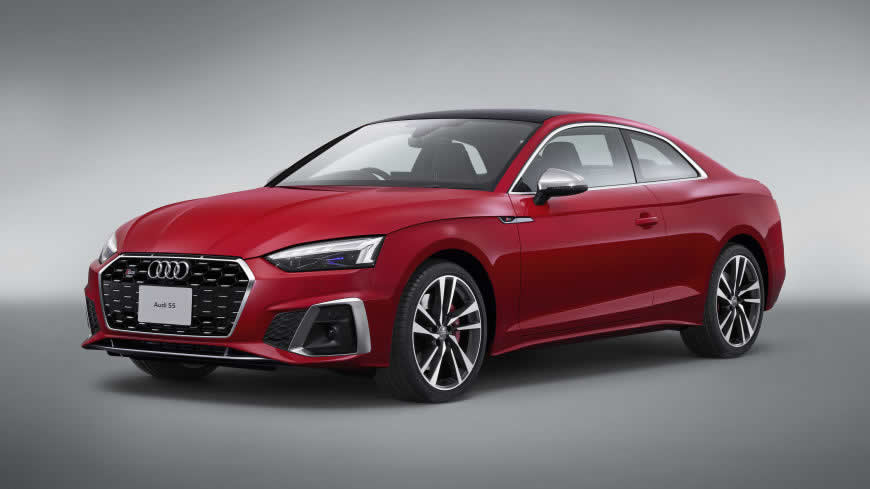 2021款红色奥迪S5 Coupé TFSI高清壁纸图片 5120x2880