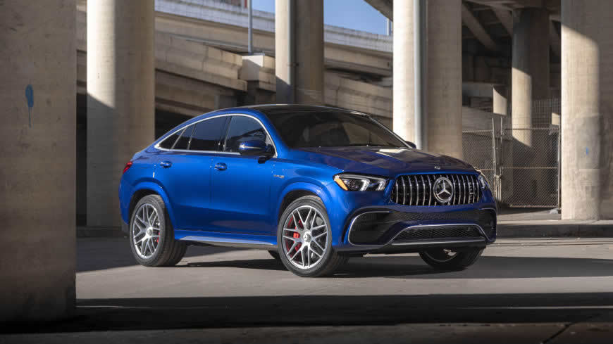 2021款蓝色梅赛德斯-AMG GLE 63 S 4MATIC+ Coupe高清壁纸图片 5120x2880