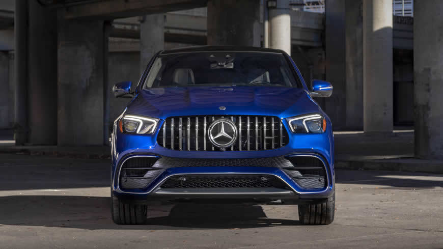2021款蓝色梅赛德斯-AMG GLE 63 S 4MATIC+ Coupe高清壁纸图片 5120x2880