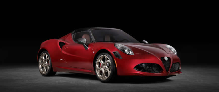 2020款阿尔法·罗密欧4C Spider 33 Stradale Tributo高清壁纸图片 3440x1440