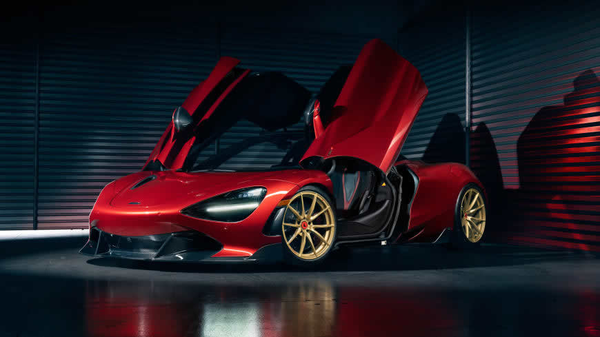 Vorsteiner改装迈凯伦720S Silverstone Aero高清壁纸图片 7680x4320