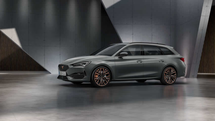 西雅特Cupra Leon新能源汽车高清壁纸图片 7680x4320