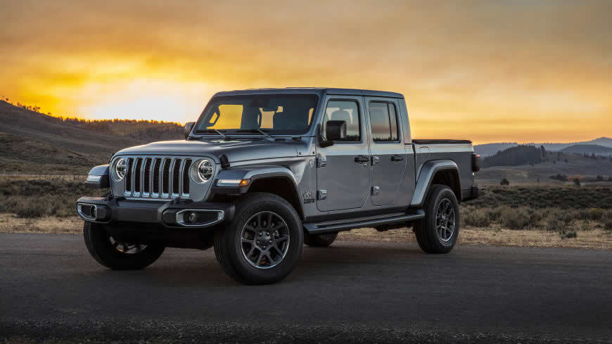 Jeep Gladiator Overland皮卡车高清壁纸图片 3840x2160