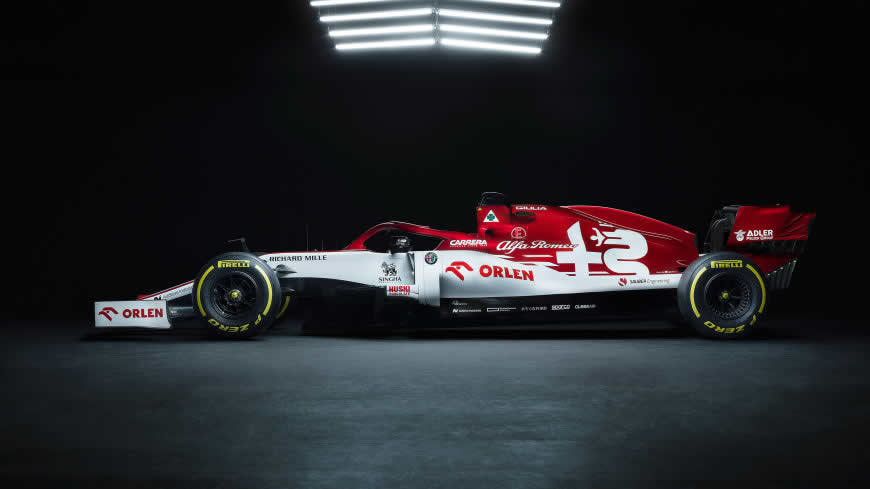 阿尔法·罗密欧F1车队C39赛车高清壁纸图片 3840x2160