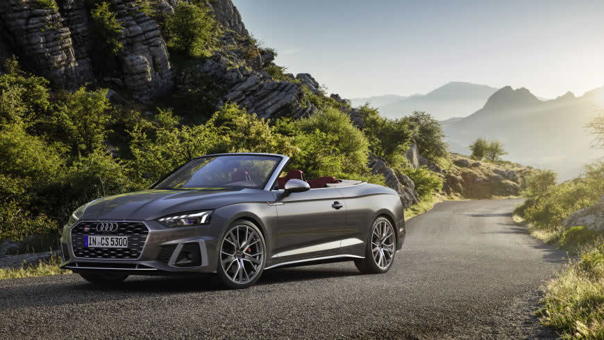 2020款奥迪S5 Cabriolet TFSI敞篷跑车高清壁纸图片 5120x2880