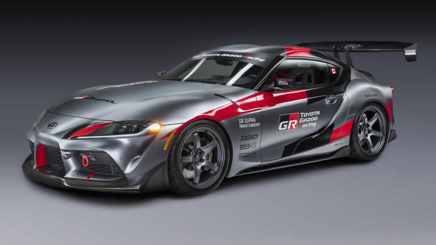 2020款丰田GR Supra Track Concept跑车高清壁纸图片 7680x4320