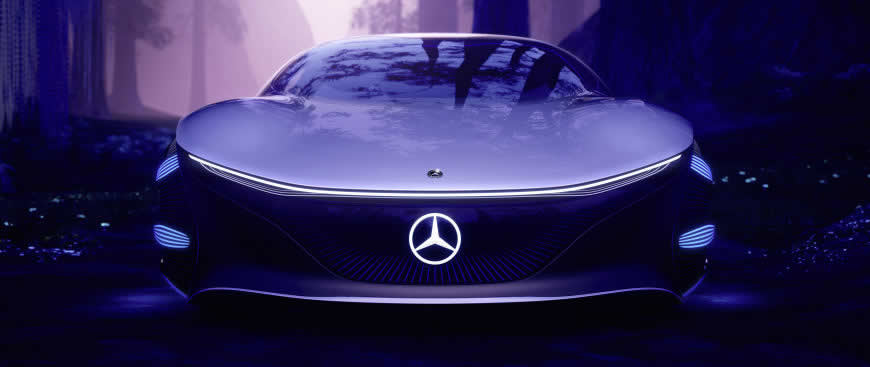 2020款梅赛德斯-奔驰Vision Avtr概念车高清壁纸图片 5120x2160