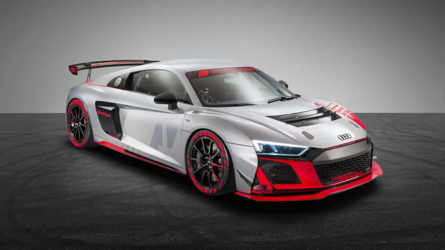 2019款奥迪R8 LMS GT4赛车高清壁纸图片 3840x2160