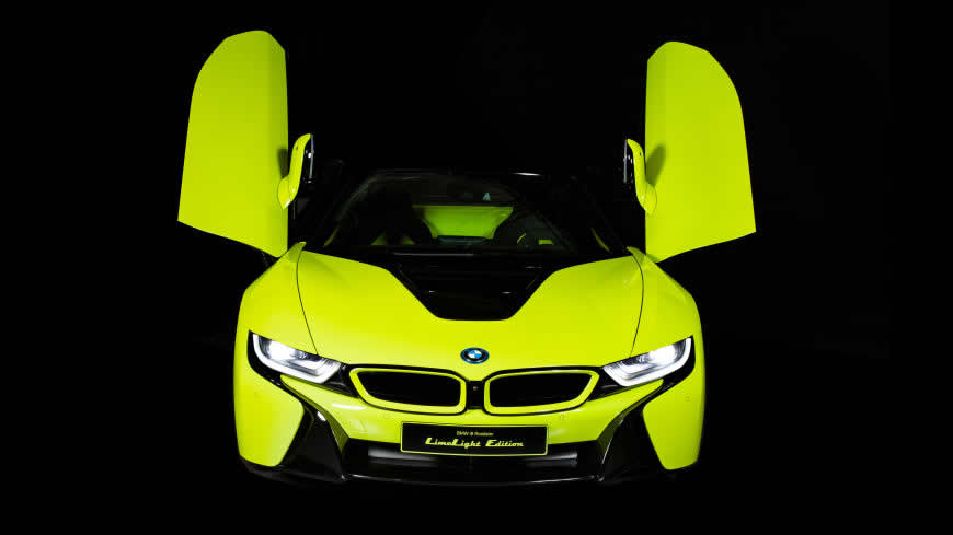 2019款宝马i8 Roadster LimeLight Edition高清壁纸图片 5120x2880