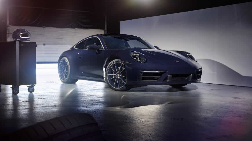 2019款保时捷911 Carrera 4S比利时传奇版高清壁纸图片 5120x2880