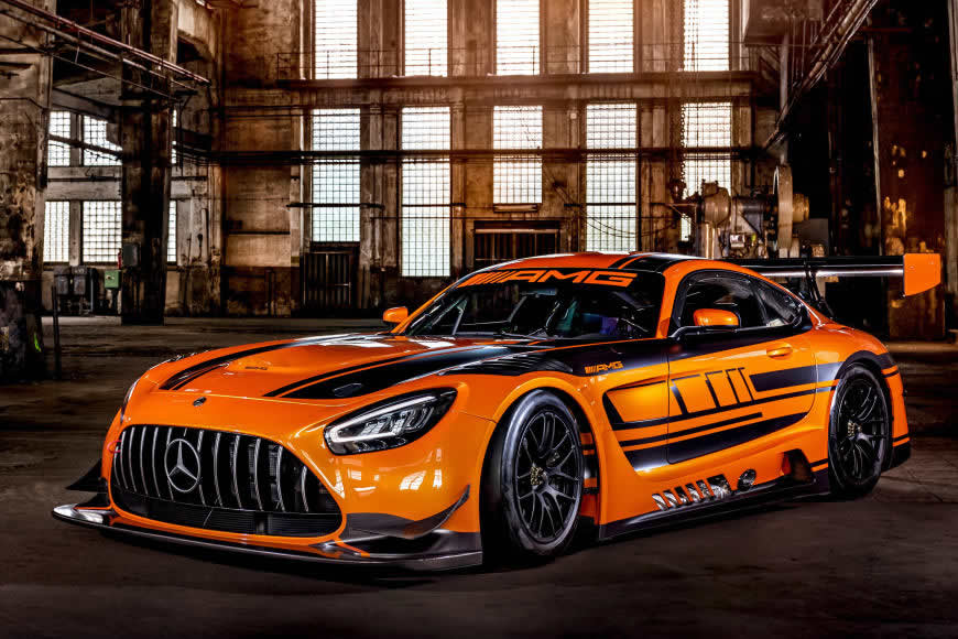 2020款橙色梅赛德斯-AMG GT3高清壁纸图片 3000x2000