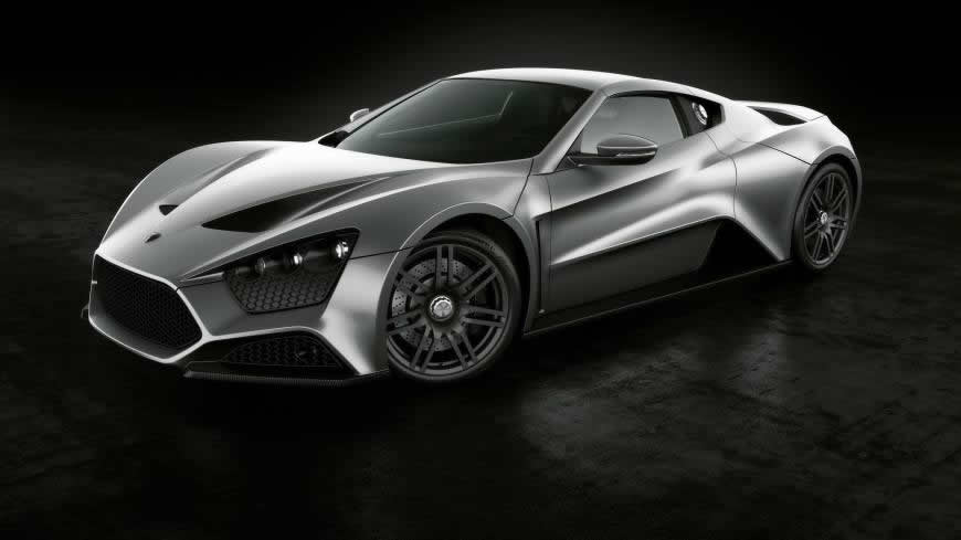 银色Zenvo ST1高清壁纸图片 1920x1080
