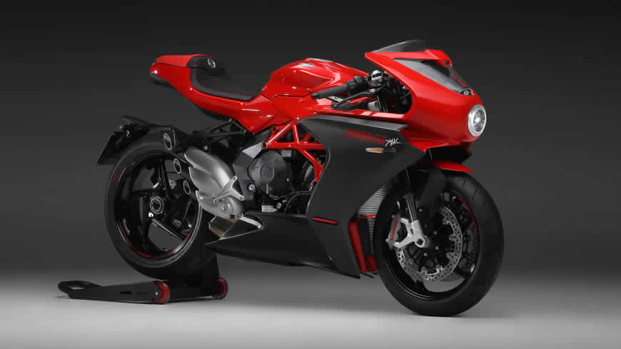 2020款奥古斯塔(MV Agusta) Superveloce 800摩托车高清壁纸图片 5120x2880