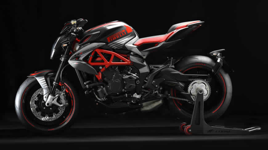 2019款奥古斯塔(MV Agusta) Brutale 800 RR Pirelli摩托车高清壁纸图片 5120x2880