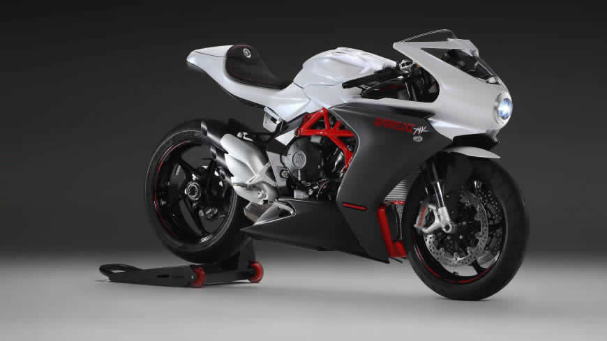 2020款奥古斯塔(MV Agusta) Superveloce 800摩托车高清壁纸图片 2560x1440