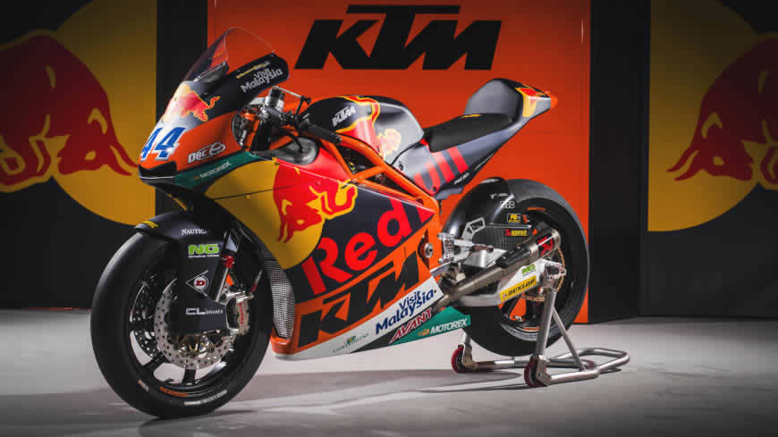 KTM红牛车队Moto2摩托车高清壁纸图片 7680x4320