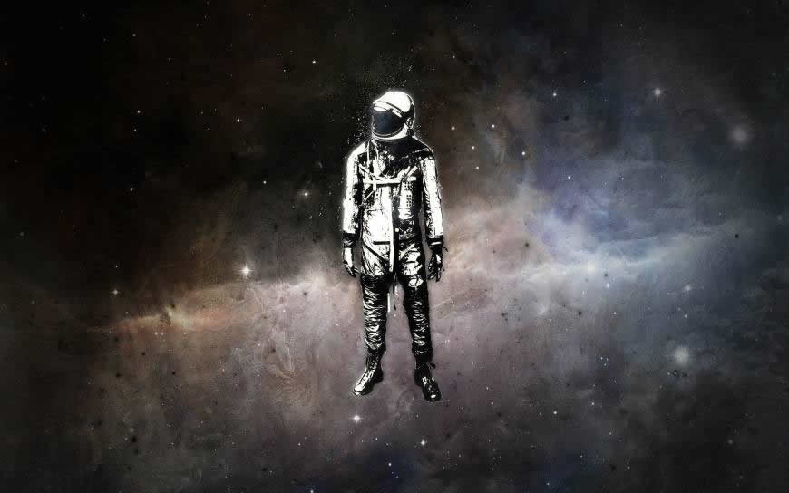 太空中的宇航员高清壁纸图片 1920x1200