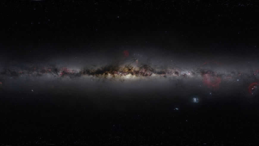 诡谲的银河系高清壁纸图片 2560x1440