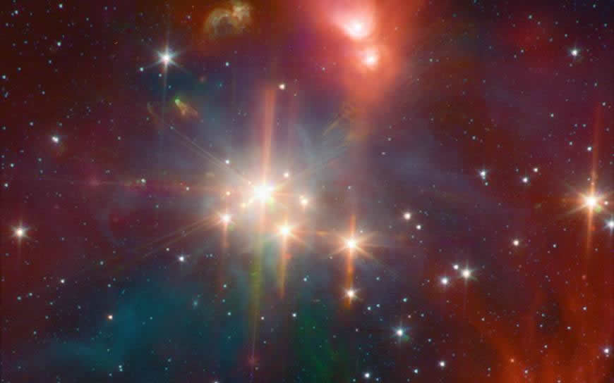 银河系新恒星高清壁纸图片 2560x1600
