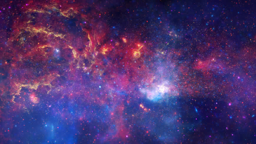 绚丽的银河系高清壁纸图片 5120x2880