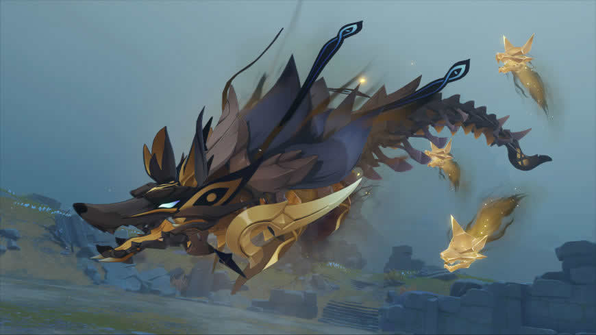 原神 黄金王兽高清壁纸图片 3840x2160