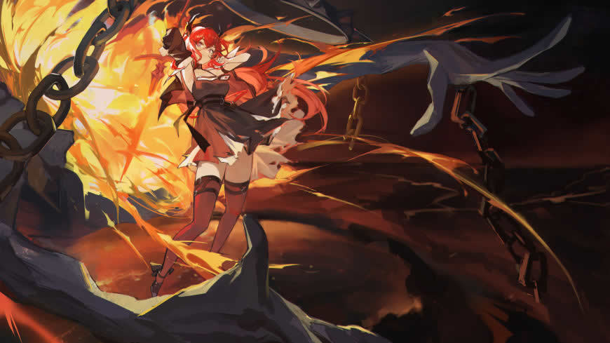 明日方舟 史尔特尔高清壁纸图片 2560x1440