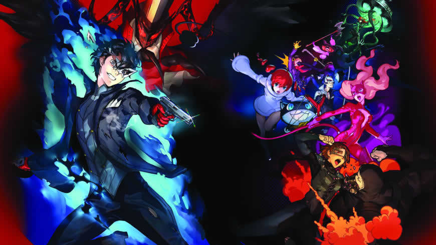 女神异闻录5对决:幽灵先锋高清壁纸图片 1920x1080