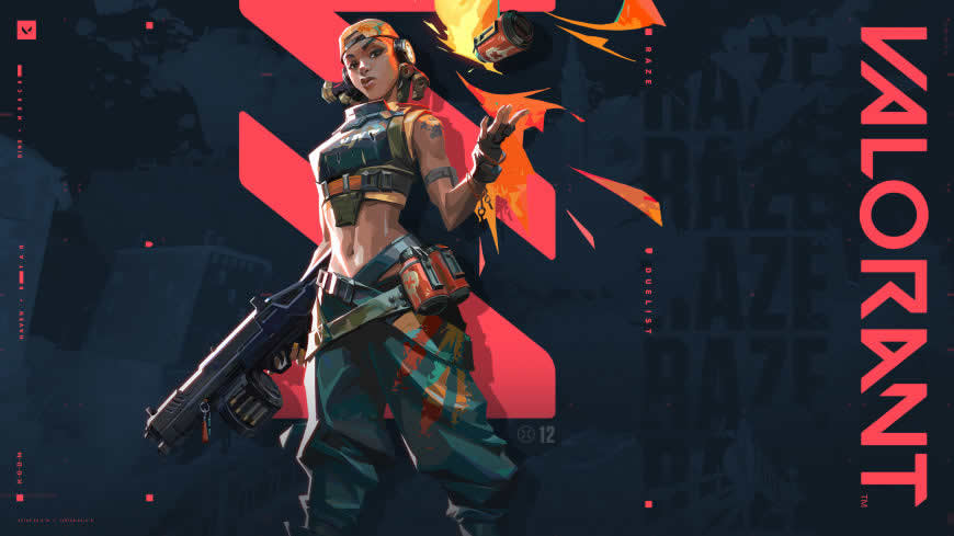 无畏契约 芮茲(Raze)高清壁纸图片 3840x2160