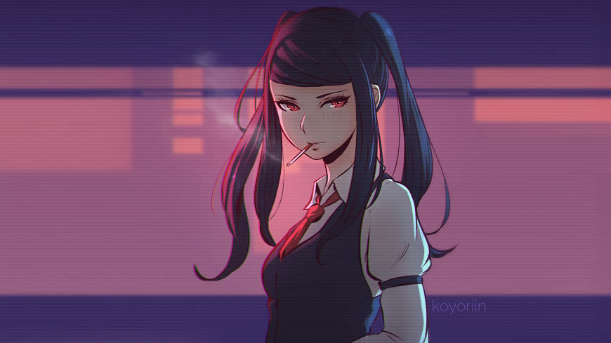 VA-11 HALL-A:Julianne Stingray高清壁纸图片 2560x1440
