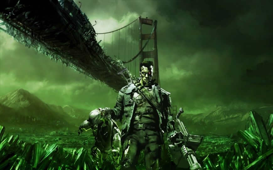 终结者3:救赎高清壁纸图片 1920x1200