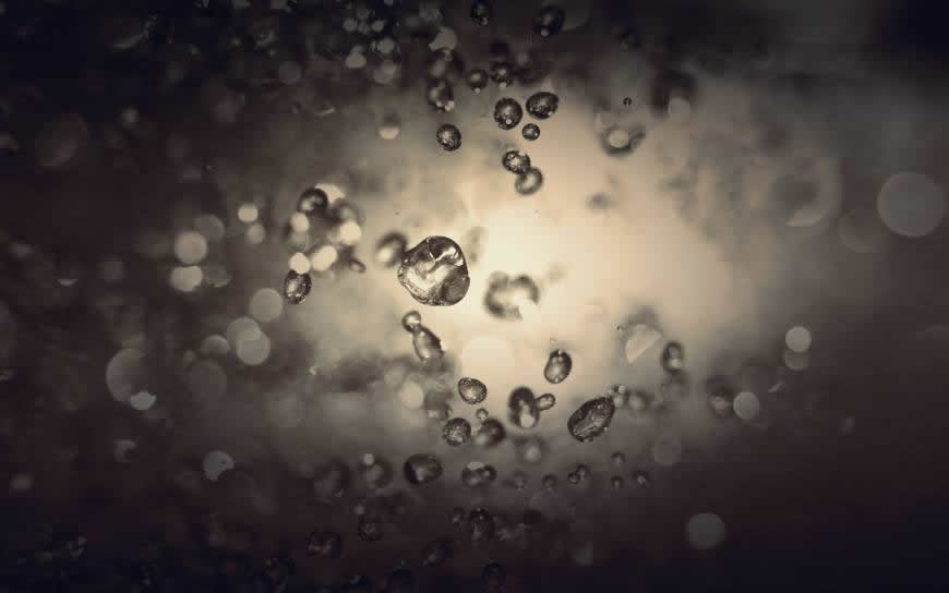 水中气泡摄影高清壁纸图片 1920x1200